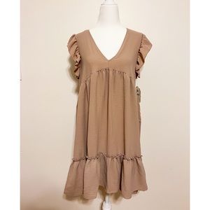 Brand new: Altar’d State Brown/Beige V-Neck Dress